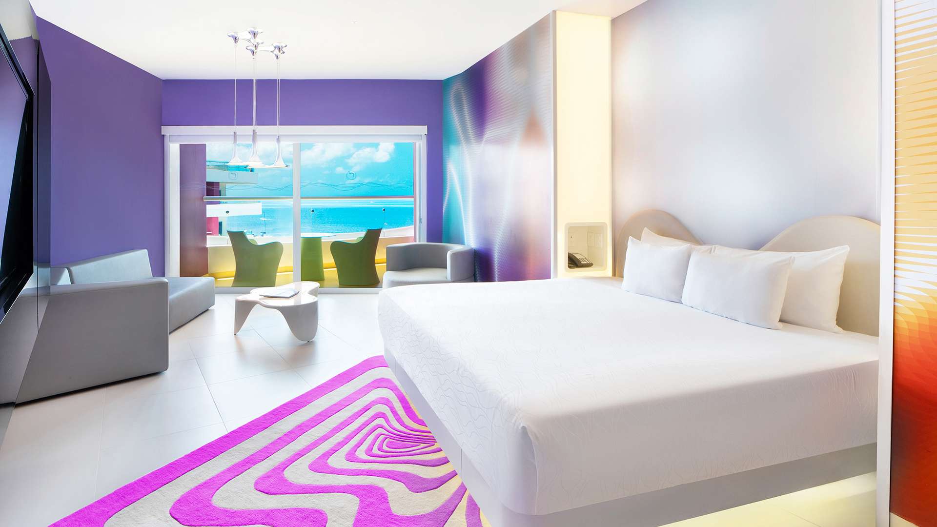 Temptation Cancun Resort 27 Bash Tower Ocean View