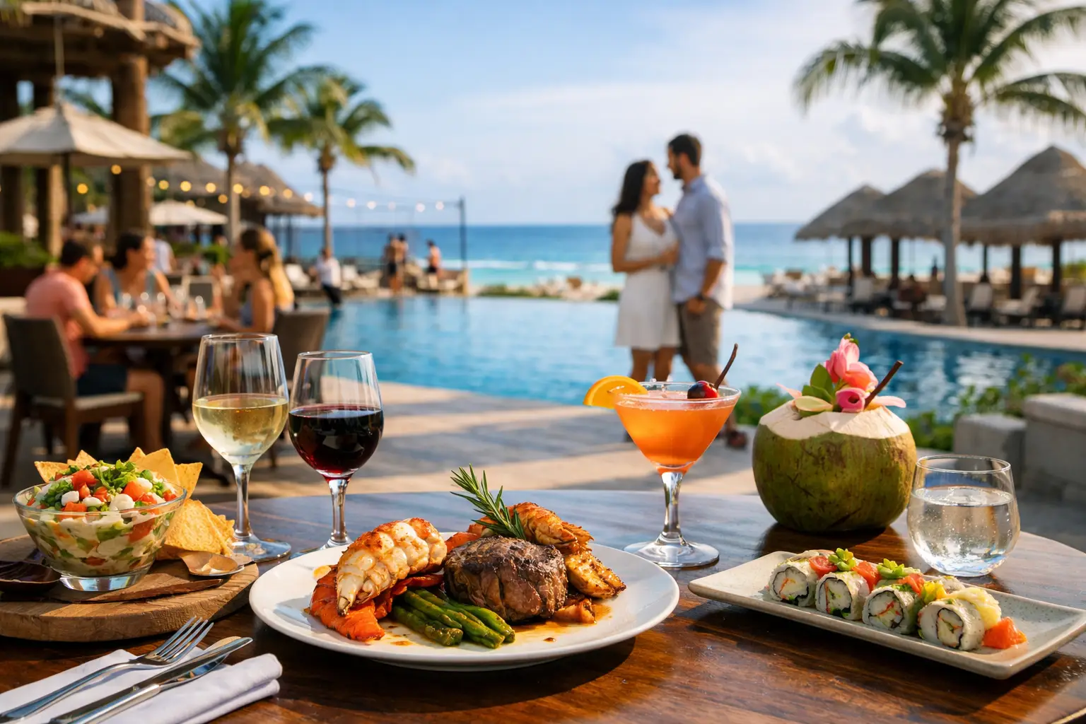 Cancun Party Resort Dining That Keeps Up